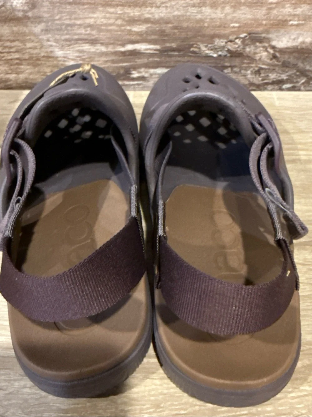Chaco Men's Vented Slip-On Clog in Deep Plum